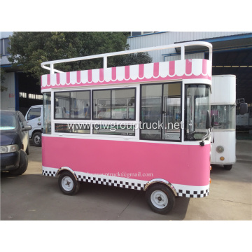Electric mobile snack food cart